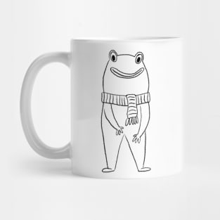 Frog with a scarf Mug